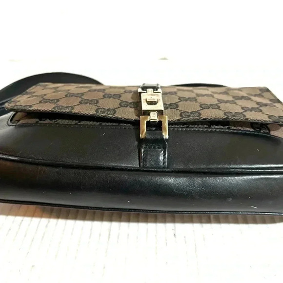 Gucci GG canvas vintage medium Jackie shoulder handbag - Picture 3 of 13